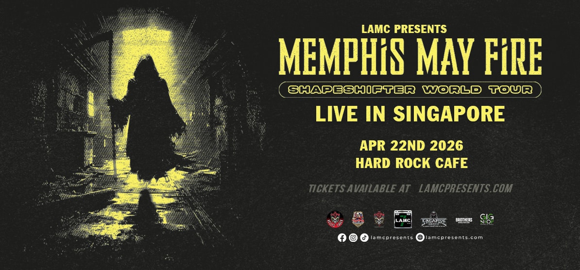 Memphis May Fire Live in Singapore