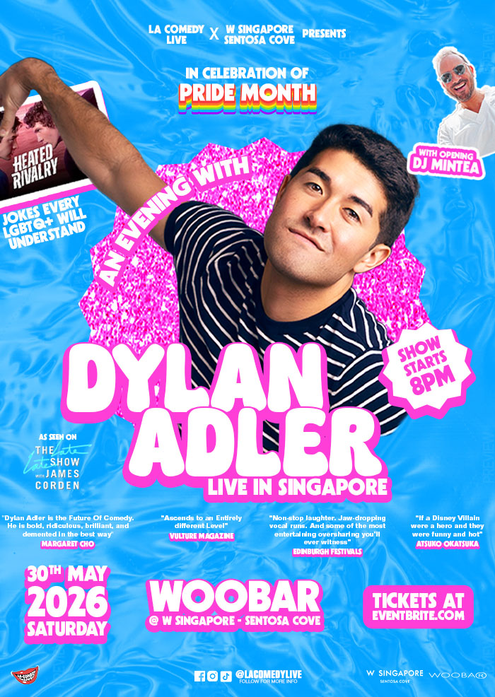 Dylan Adler Live in Singapore Banner