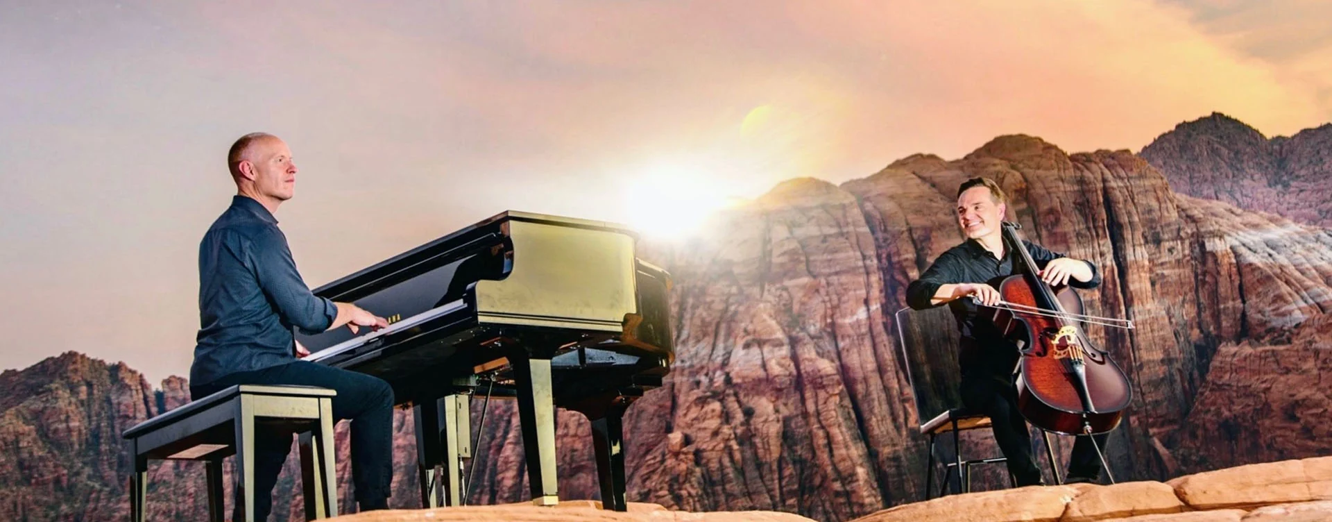 THE PIANO GUYS history banner