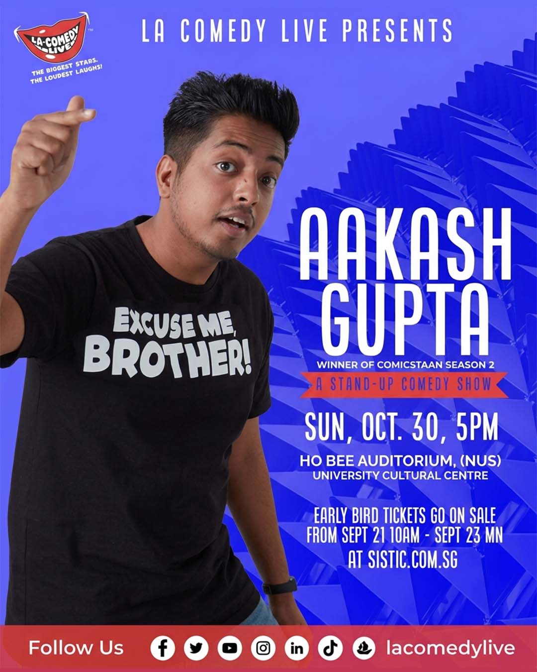 AAKASH GUPTA 2022 show poster