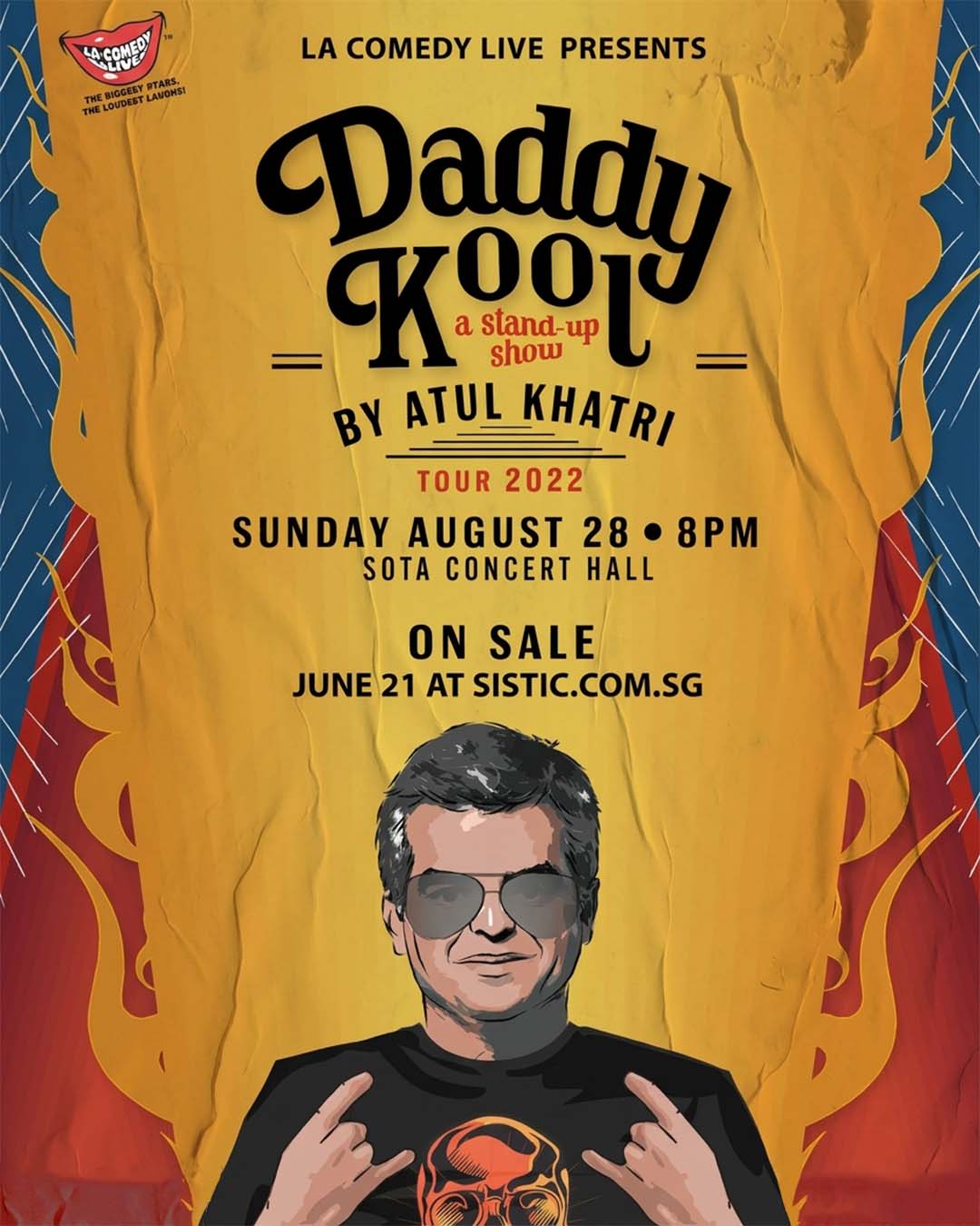 ATUL KHATRI 2022 show poster