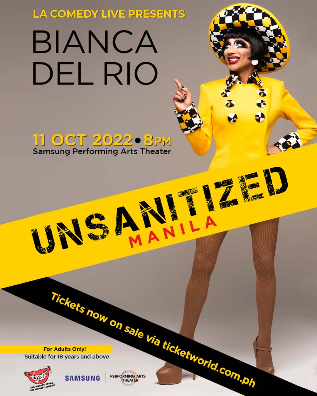 BIANCA DEL RIO 2022 show poster