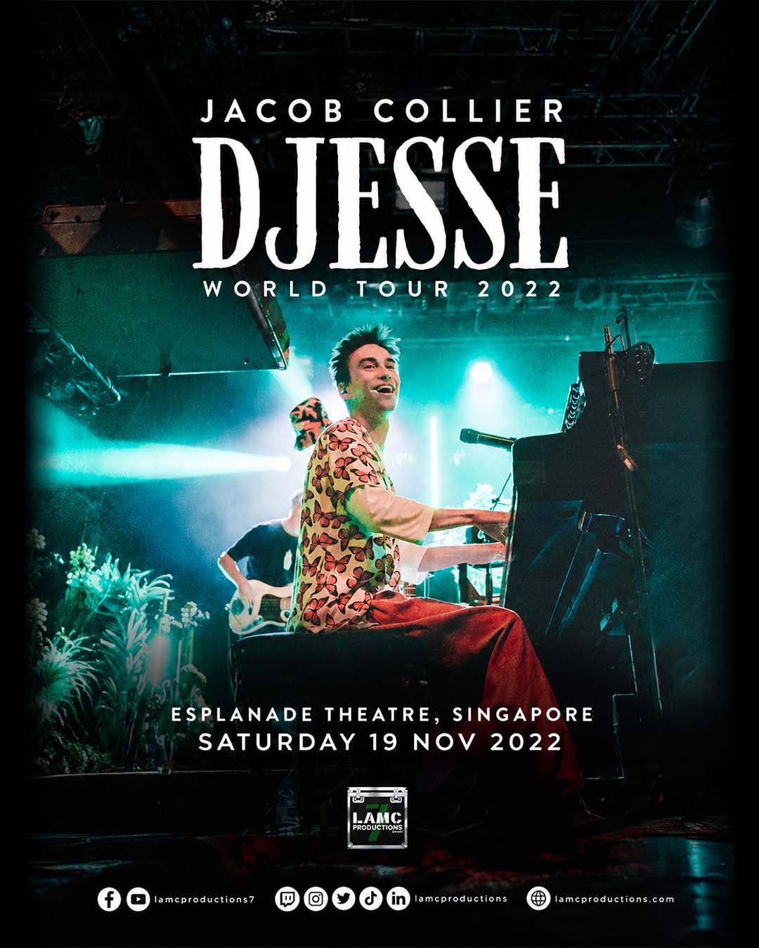 JACOB COLLIER 2022 show poster