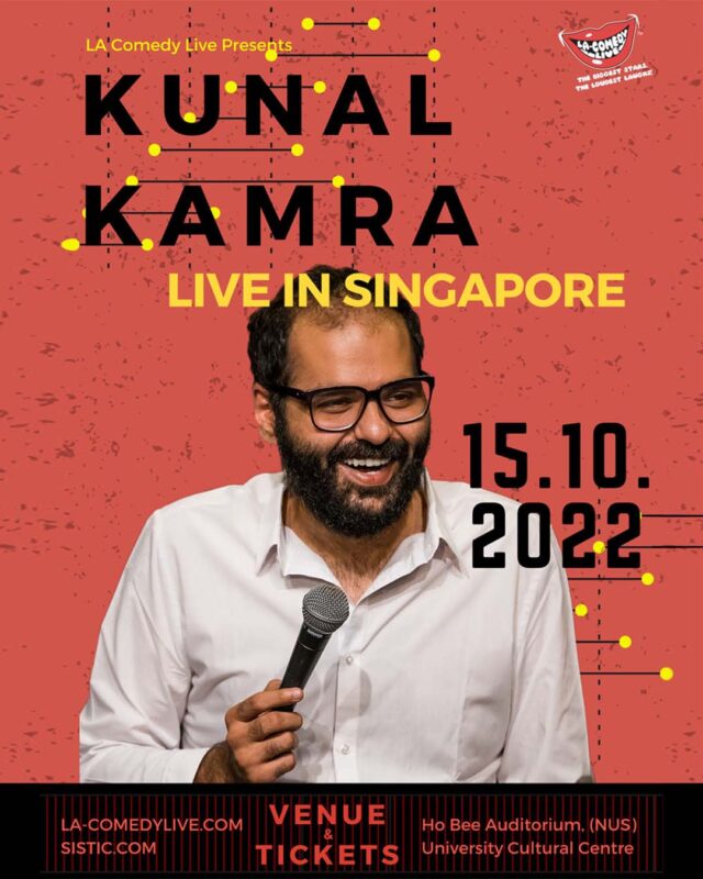 KUNAL KAMRA 2022 show poster