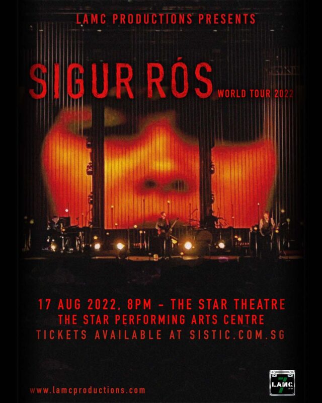 SIGUR RÓS 2022 show poster