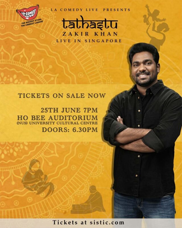 ZAKIR KHAN 2022 show poster
