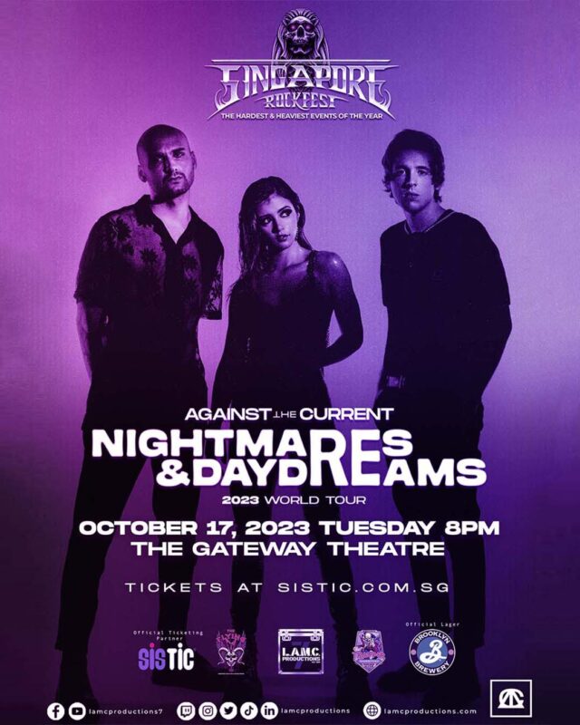 AGAINST THE CURRENT 2023 show poster