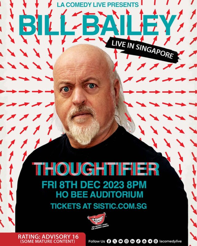 BILL BAILEY 2023 show poster