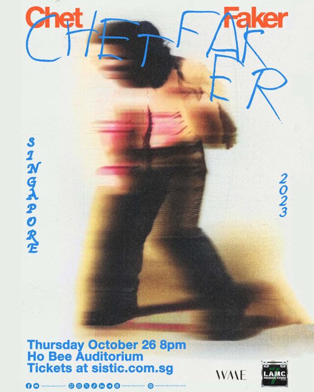 CHET FAKER 2023 show poster