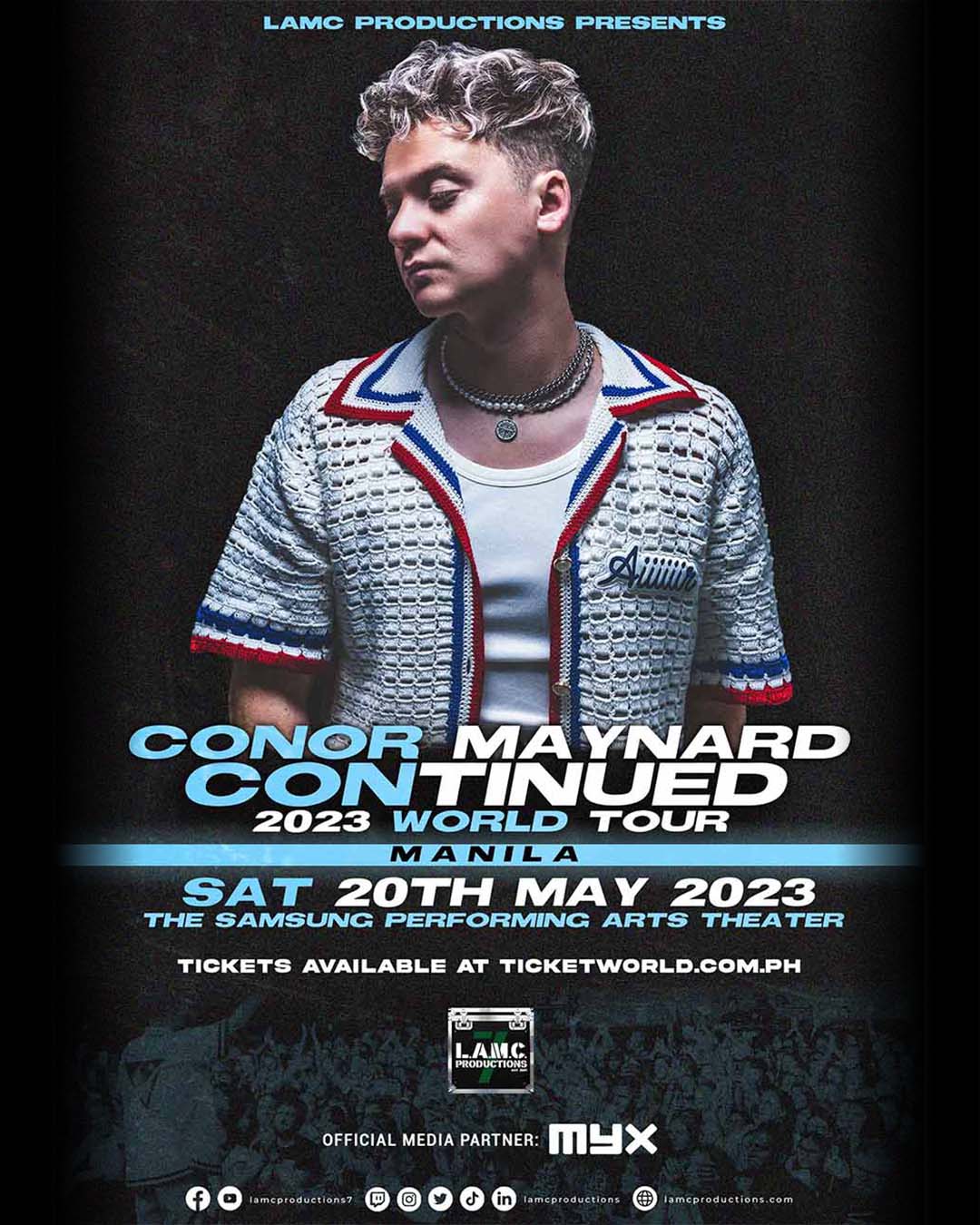 CONOR MAYNARD 2023 show poster