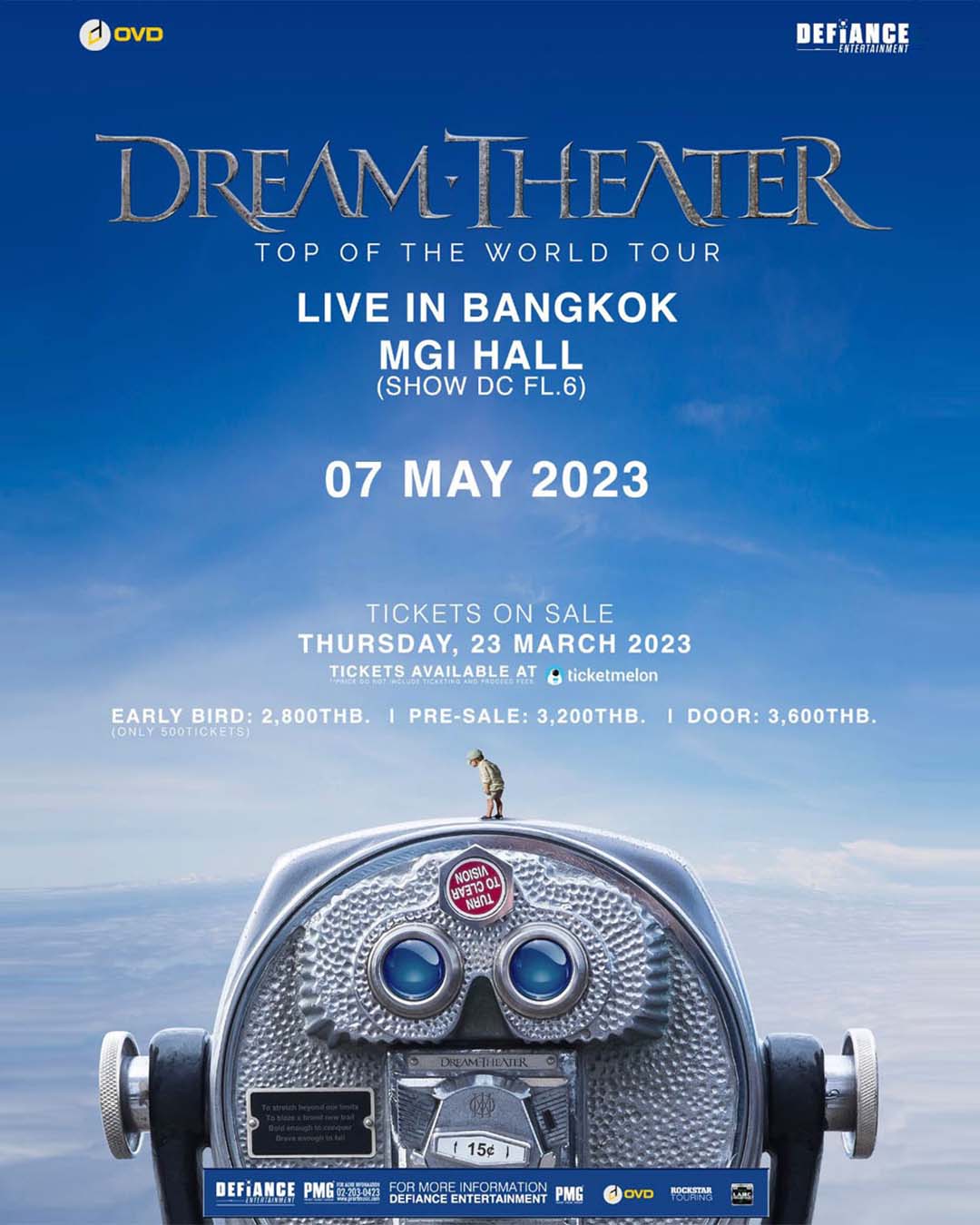 DREAM THEATER 2023 show poster