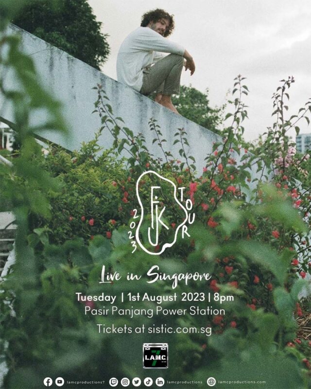 FKJ 2023 show poster