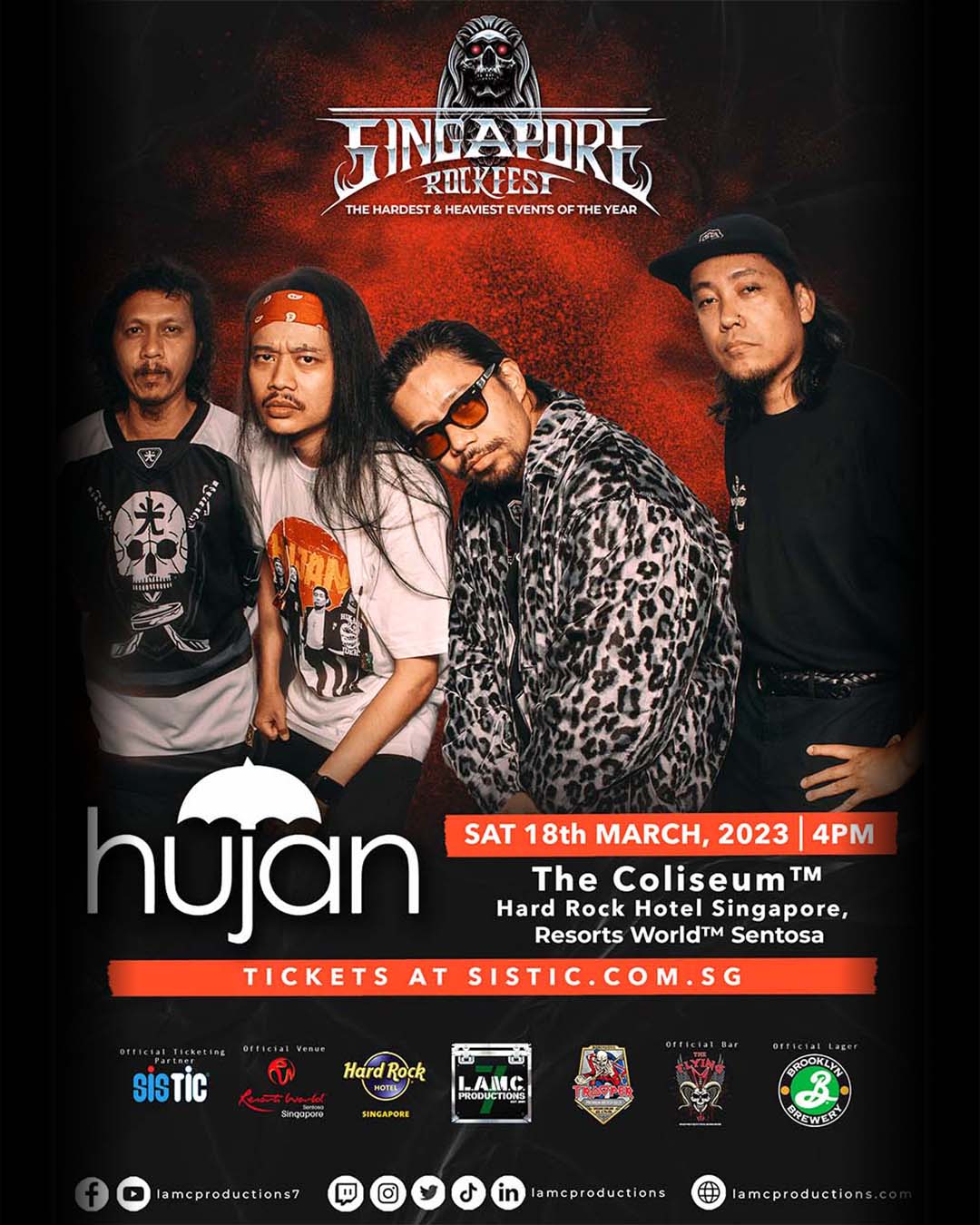 HUJAN 2023 show poster