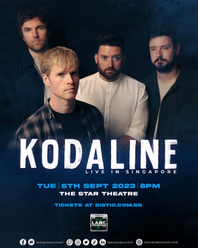 KODALINE 2023 show poster