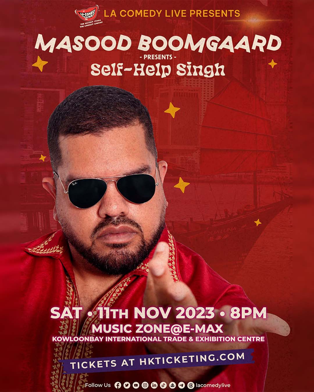 MASOOD BOOMGAARD 2023 show poster