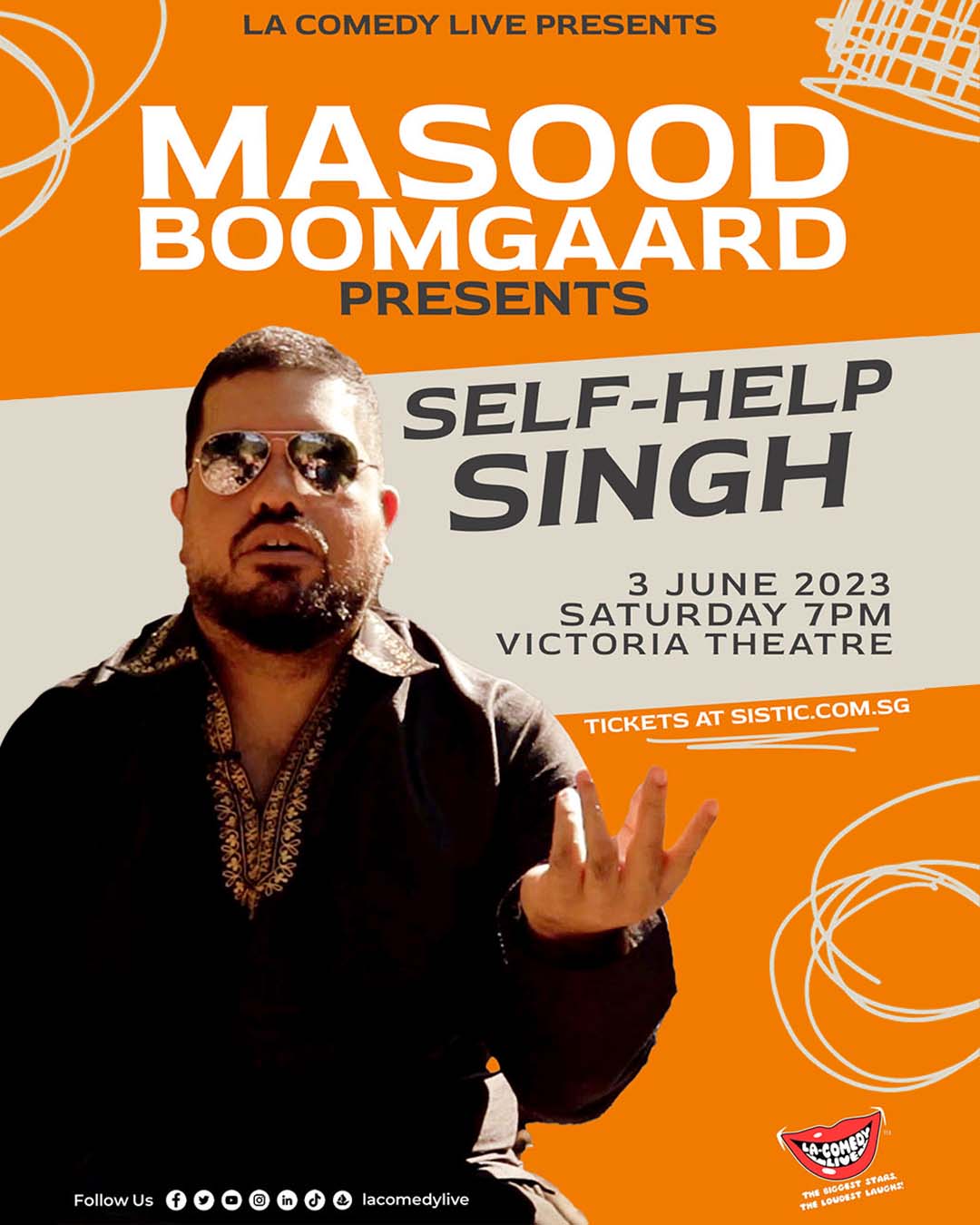 MASOOD BOOMGAARD 2023 show poster