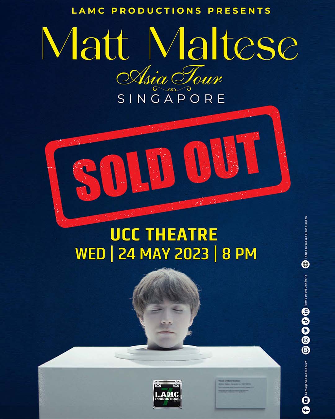 MATT MALTESE 2023 show poster