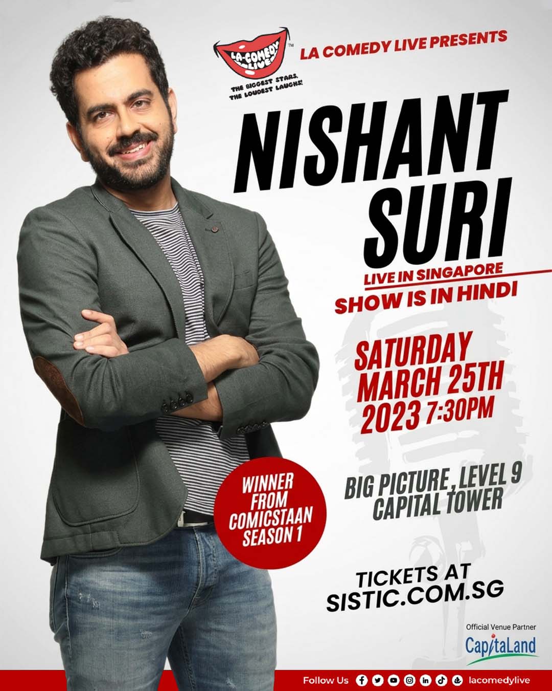 NISHANT SURI 2023 show poster