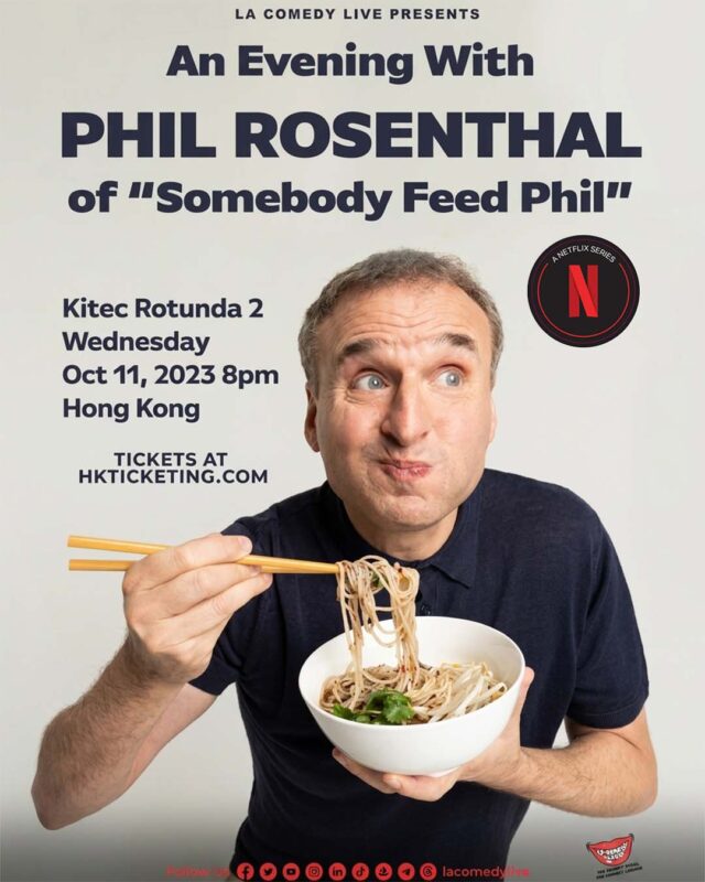 PHIL ROSENTHAL 2023 show poster