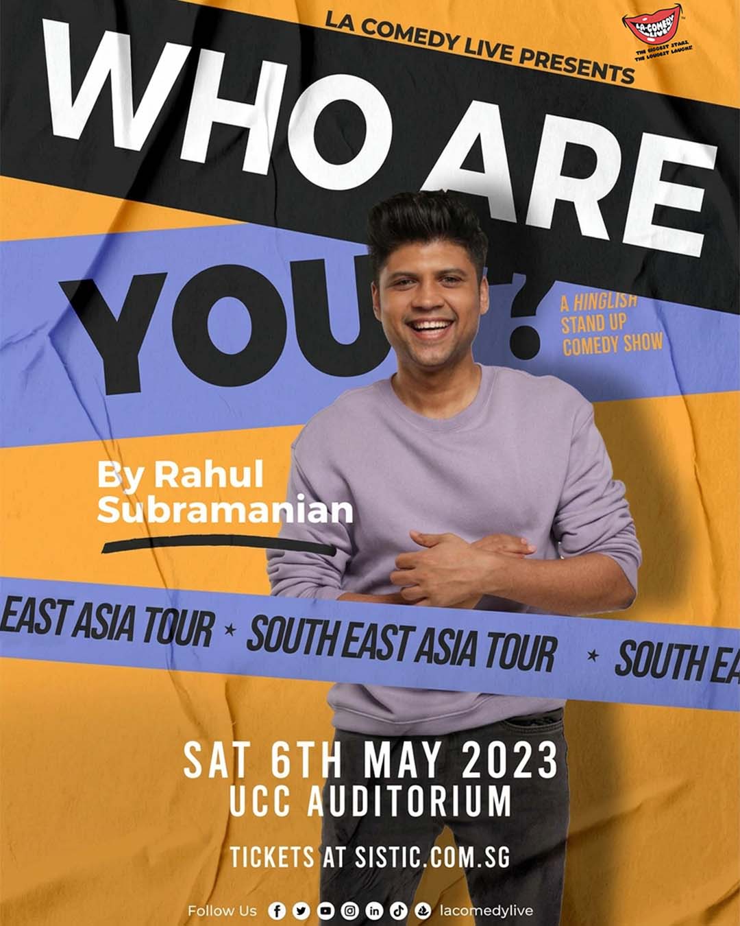 RAHUL SUBRAMANIAN 2023 show poster