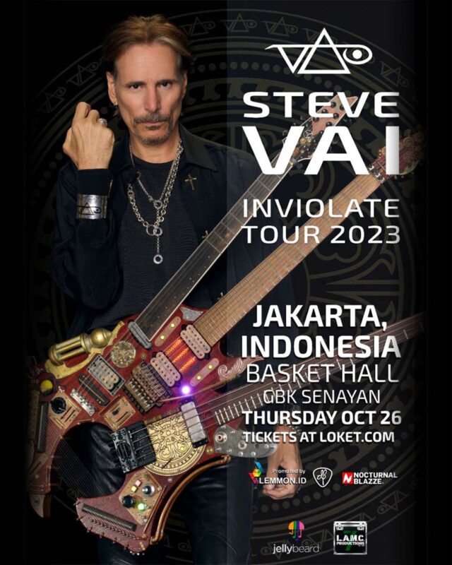 STEVE VAI 2023 show poster