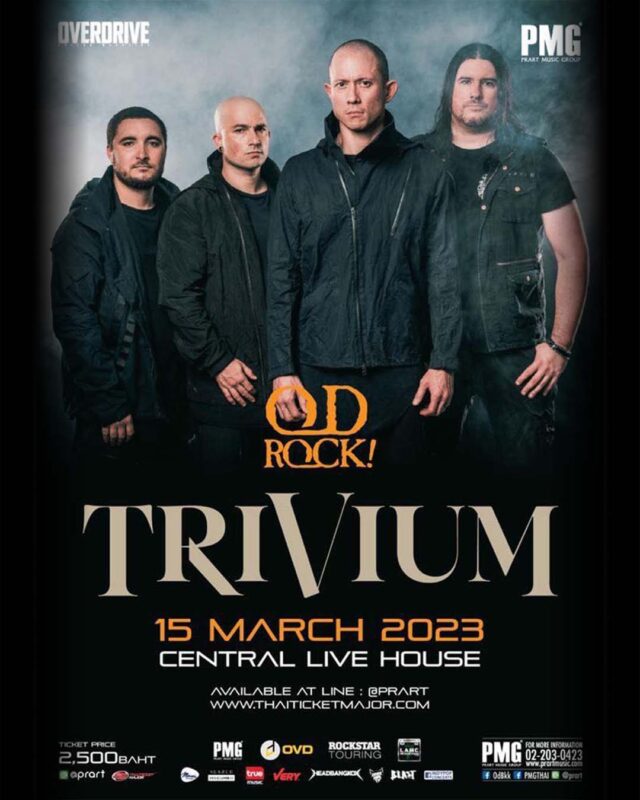TRIVIUM 2023 show poster