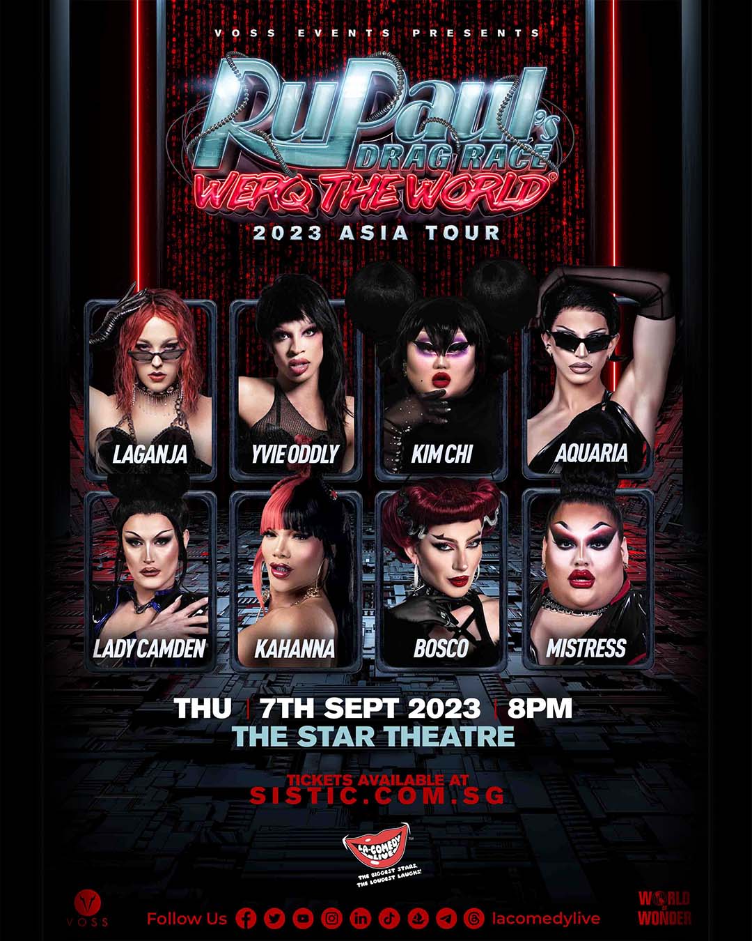 WERQ THE WORLD 2023 show poster