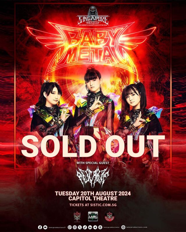 BABYMETAL 2024 show poster