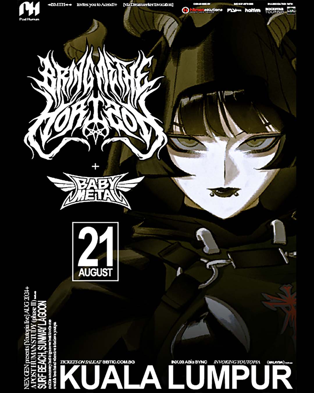 BRING ME THE HORIZON 2024 show poster
