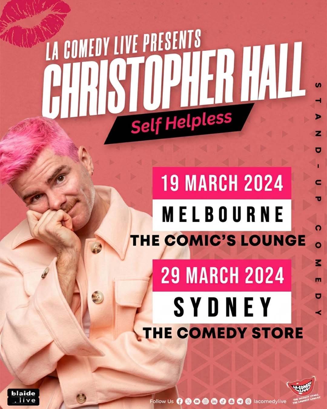 CHRISTOPHER HALL 2024 show poster