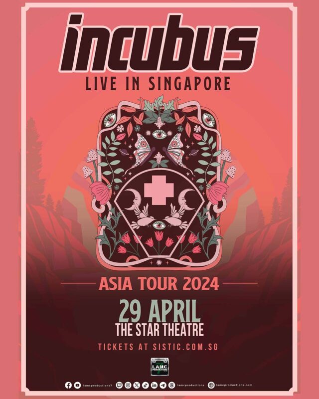 INCUBUS 2024 show poster