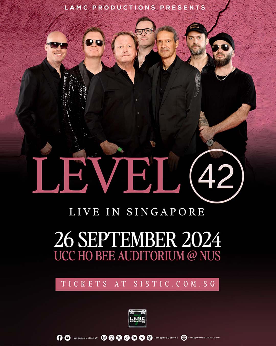 LEVEL 42 2024 show poster