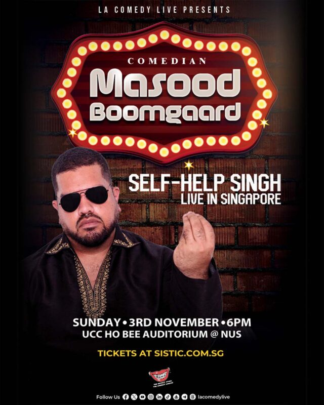 MASOOD BOOMGAARD 2024 show poster