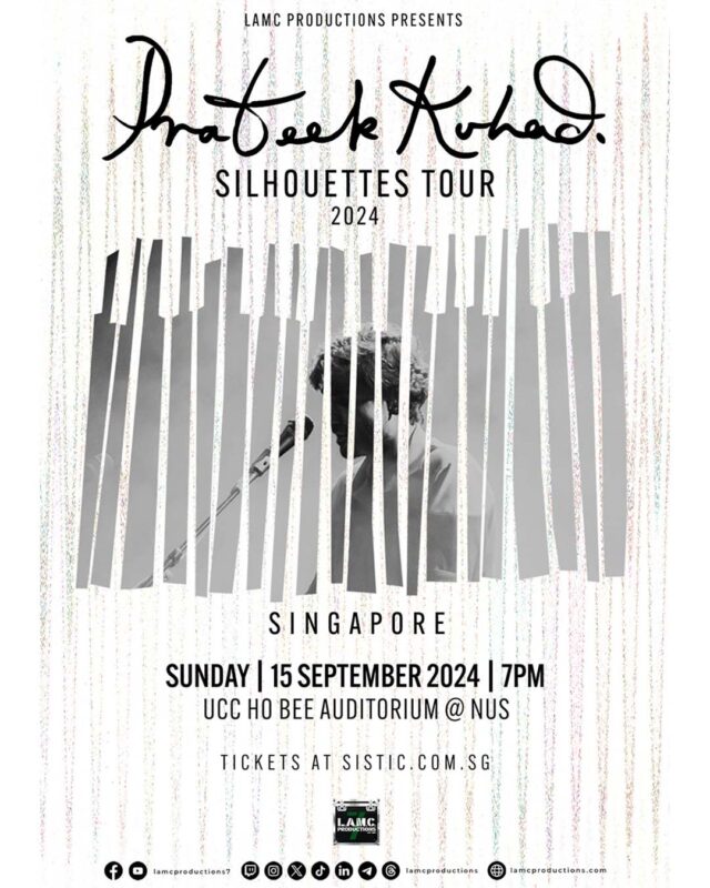 PRATEEK KUHAD 2024 show poster