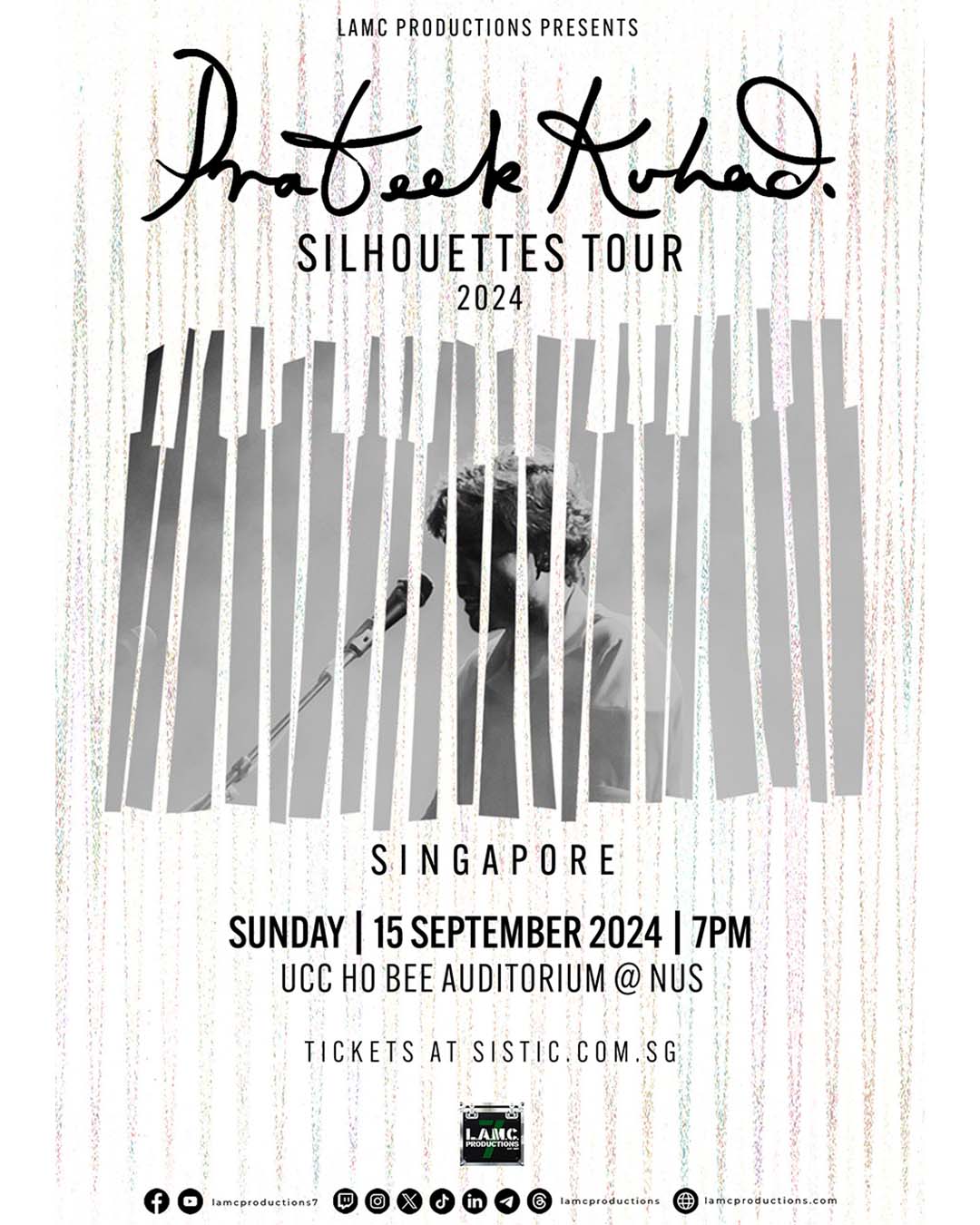 PRATEEK KUHAD 2024 show poster