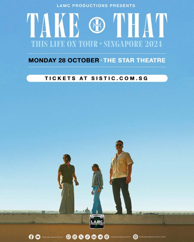 TAKE THAT 2024 show poster