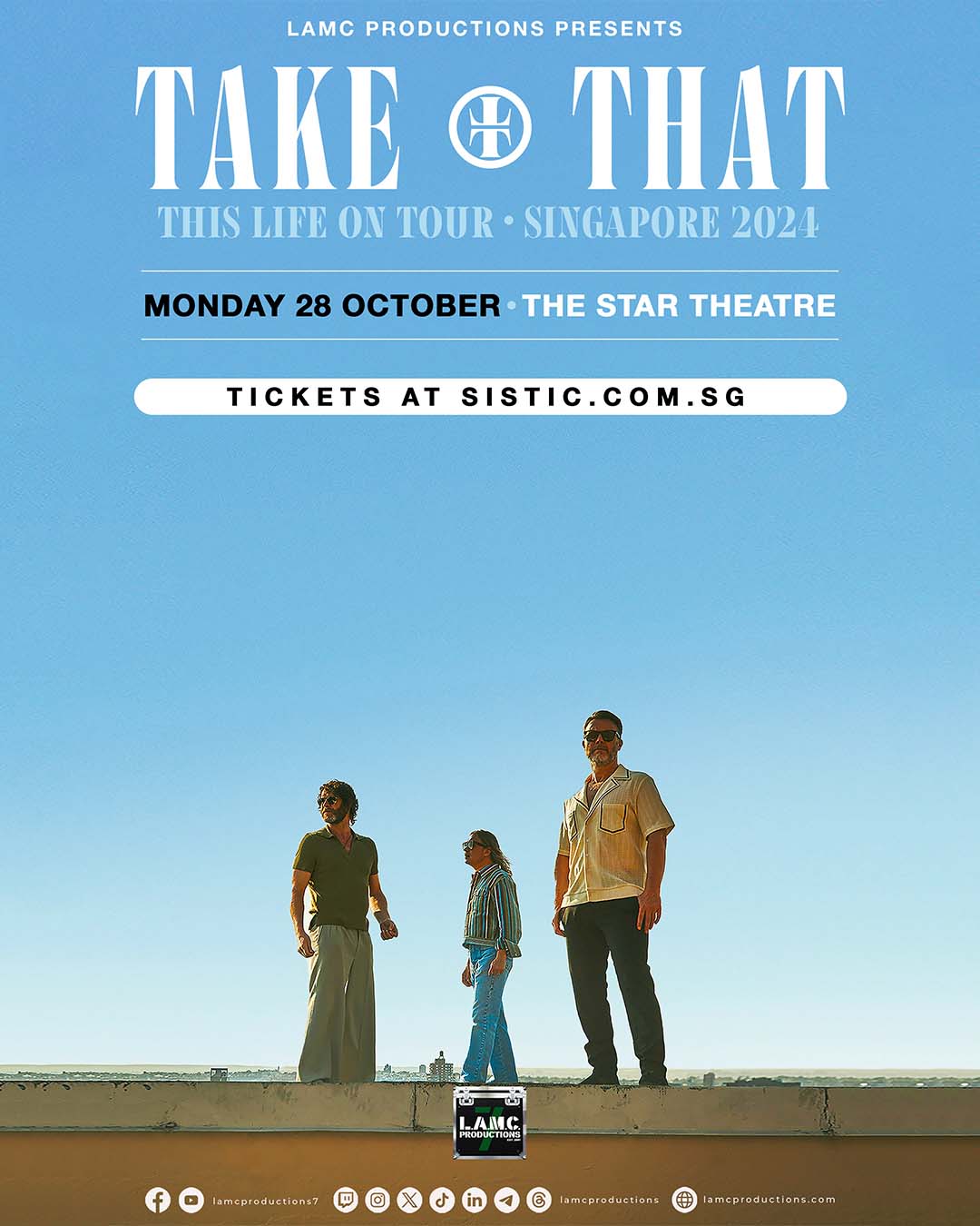 TAKE THAT 2024 show poster
