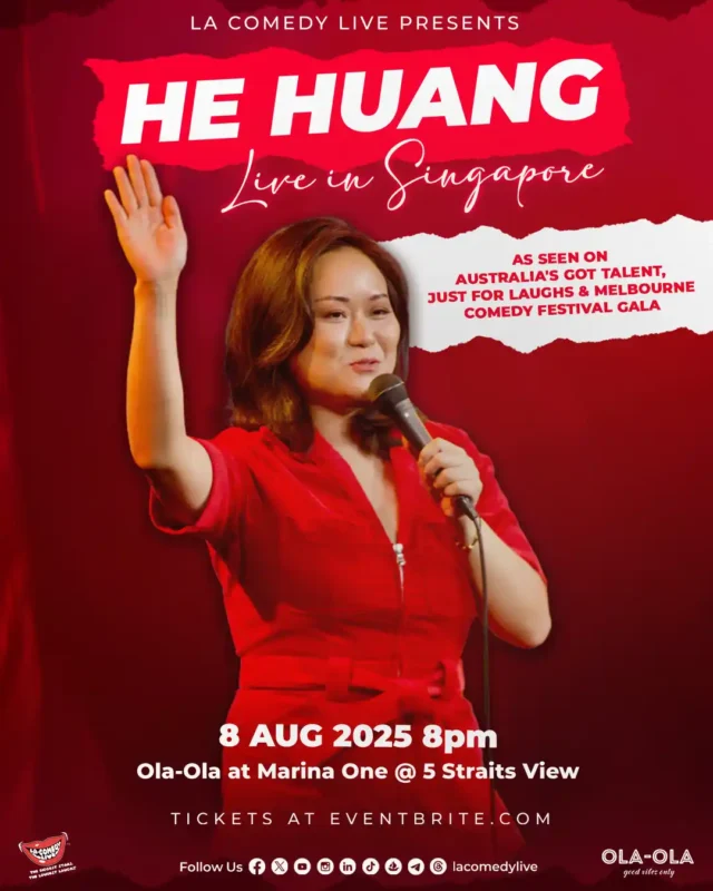 HE HUANG 2025 show poster