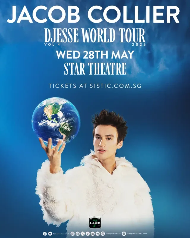 JACOB COLLIER 2025 show poster