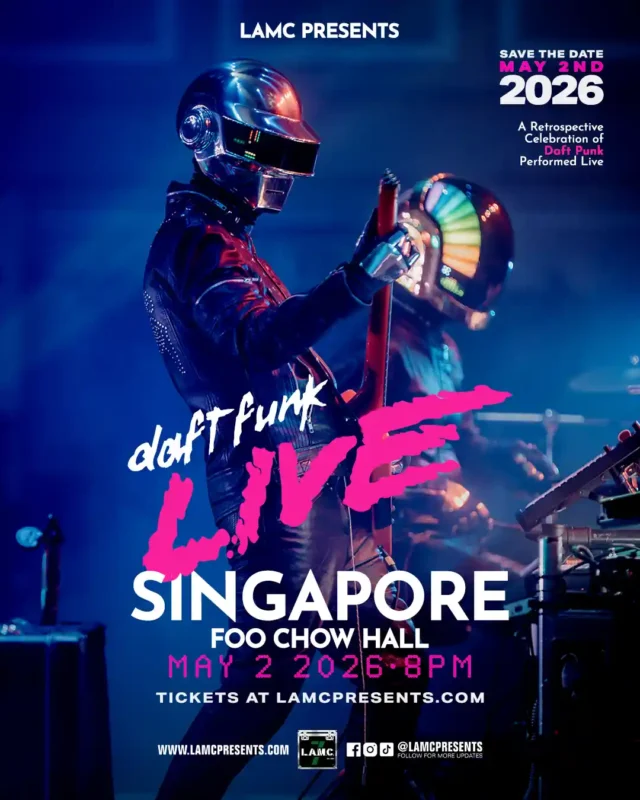 daft funk 2026 show poster