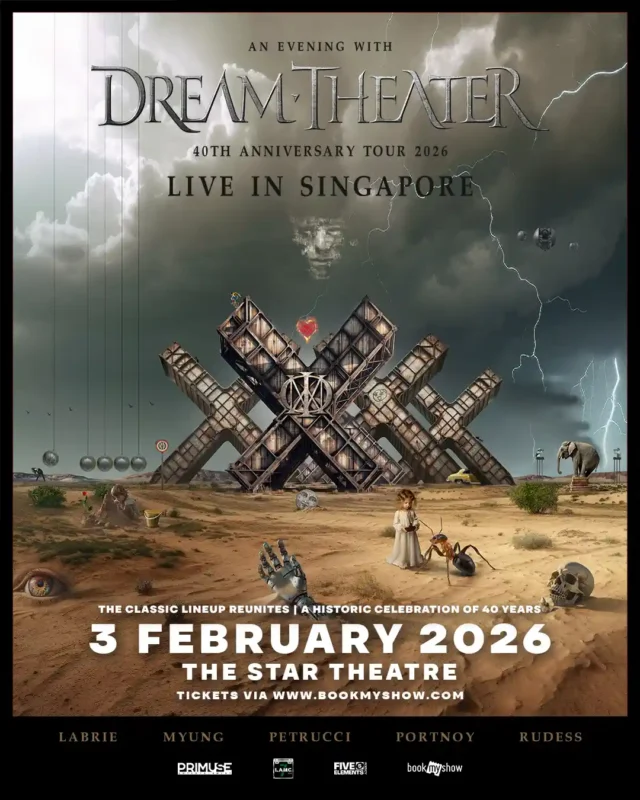 dream theater 2026 show poster
