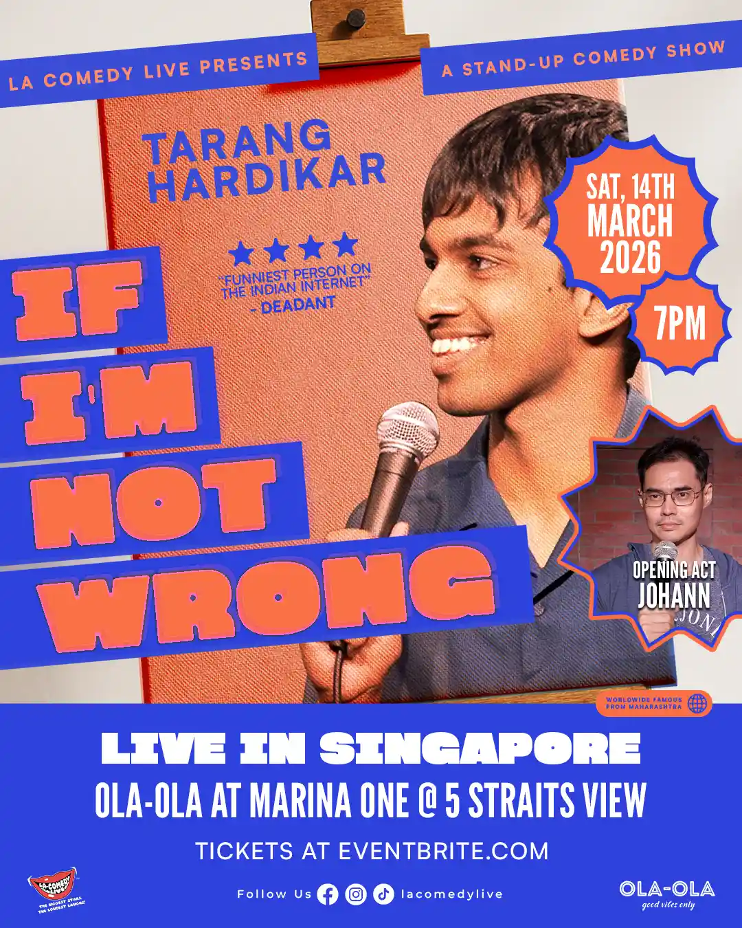 tarang hardikar 2026 show poster
